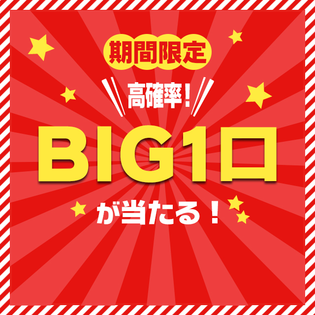 Wowma!還元祭　期間限定　BIG1口が当たる！