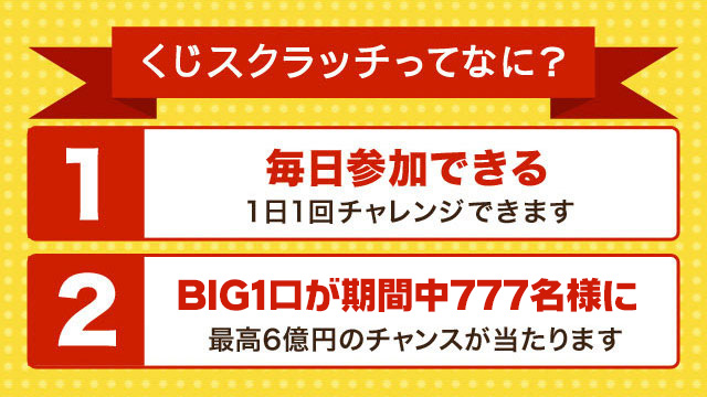 くじスクラッチってなに？